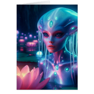 bio-luminescent Swimming Alien All Occassions