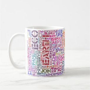 Bio Word Cloud Text Reason Biodiversity Coffee Mug