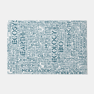 Bio Word Cloud Text Reason Biodiversity Doormat