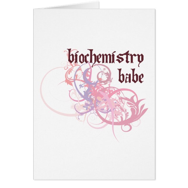 Biochemistry Babe (Front)