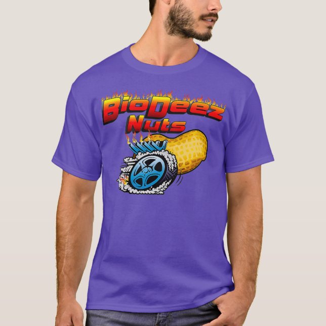 BioDeez Nuts Funny Biodiesel Engine Premium T-Shirt (Front)