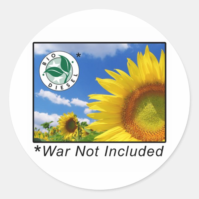 BioDiesel Classic Round Sticker (Front)