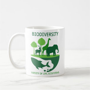 Biodiversity Harmony Grey Coffee Mug