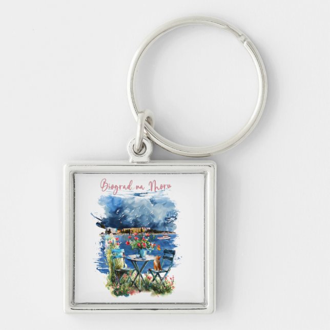 Biograd na moru 2 key ring (Front)