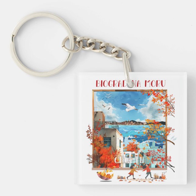 Biograd na moru 2 key ring (Front)