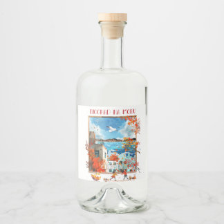 Biograd na Moru 2 Liquor Bottle Label