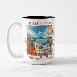 Biograd na moru 2 Two-Tone coffee mug