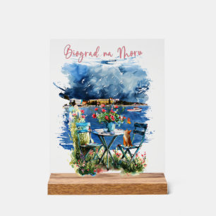 Biograd na moru 3 acrylic sign