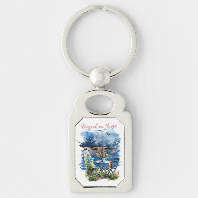  Biograd na moru 3 Key Ring (Front)