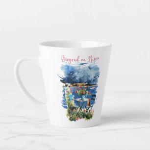 Biograd na moru 3 latte mug