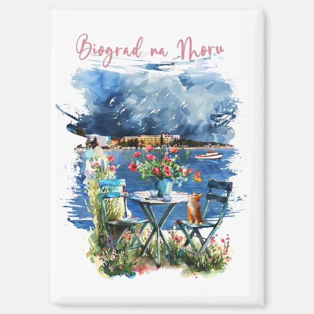 Biograd na moru 3 magnet (Front)