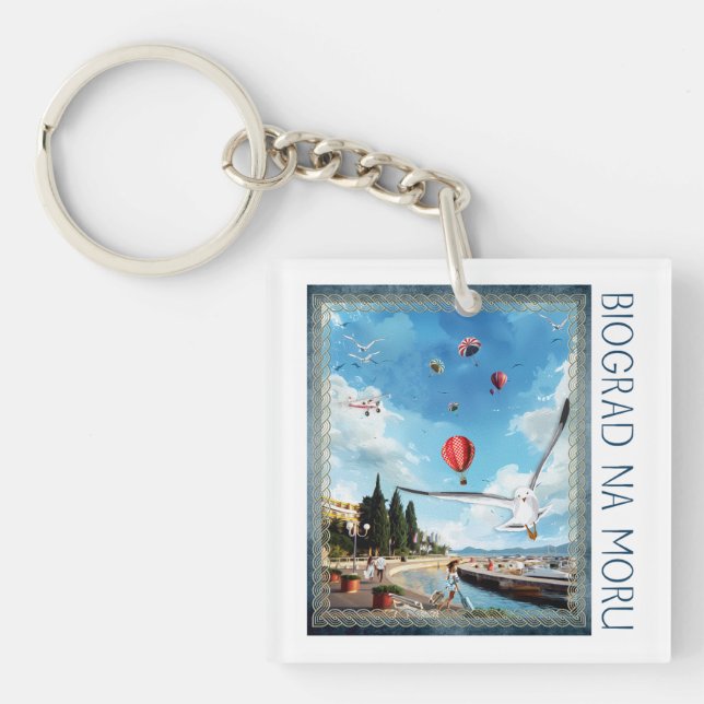 Biograd na moru 4 key ring (Front)