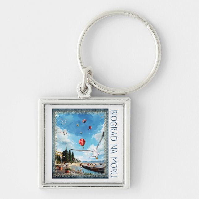 Biograd na moru 4 key ring (Front)