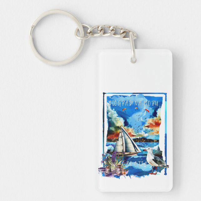Biograd na Moru Key Ring (Front)