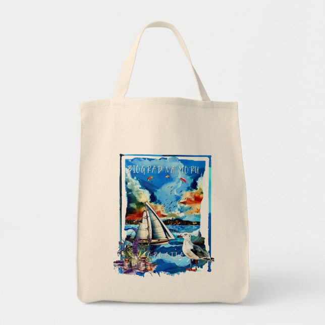 Biograd na Moru Tote Bag (Front)