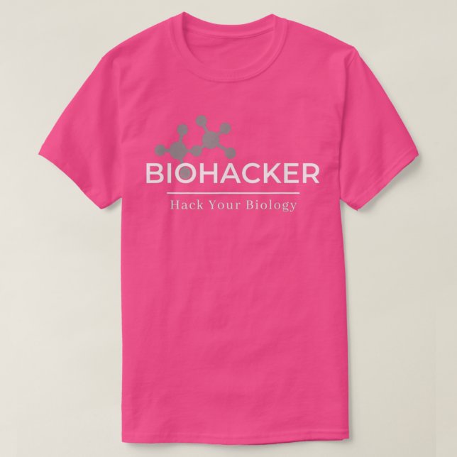 Biohacker Biohacking your Biology Biohack Crisper  T-Shirt (Design Front)