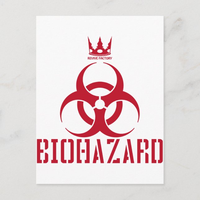 BIOHAZARD（赤） POSTCARD (Front)