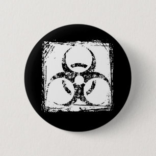 Biohazard 6 Cm Round Badge