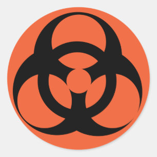 Biohazard - Biological Hazard Classic Round Sticker