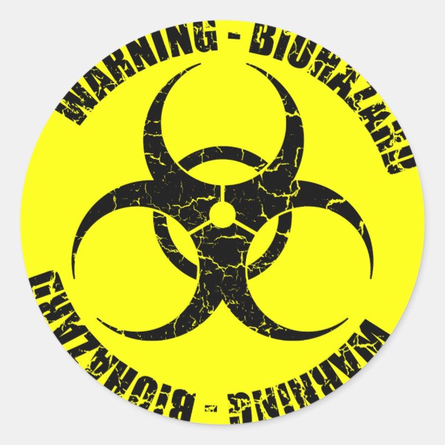 Biohazard Classic Round Sticker (Front)