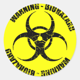 Biohazard Classic Round Sticker