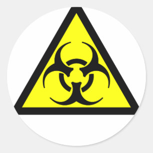 Biohazard Classic Round Sticker
