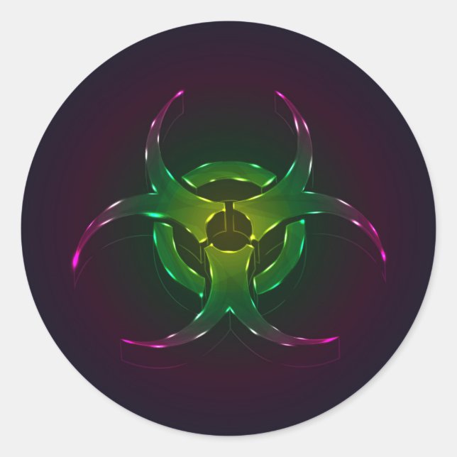 Biohazard Classic Round Sticker (Front)