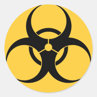 Biohazard Classic Round Sticker