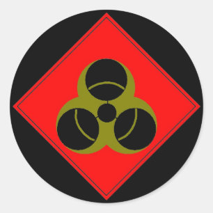 Biohazard Classic Round Sticker