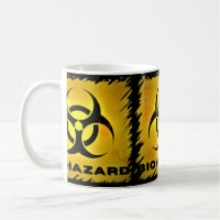 Biohazard coffee mug