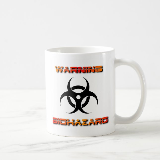 BIOHAZARD COFFEE MUG- Can you stomach it? Coffee Mug (Right)