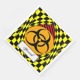 Biohazard Design by Kenneth Yoncich Napkin