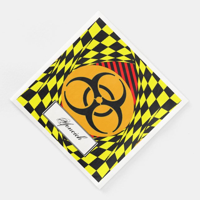Biohazard Design by Kenneth Yoncich Napkin (Corner)