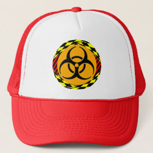 Biohazard Design by Kenneth Yoncich Trucker Hat