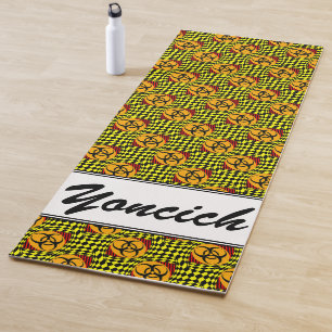 Biohazard Design by Kenneth Yoncich Yoga Mat