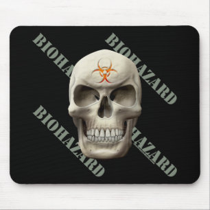 Biohazard Evil Skull Mouse Mat