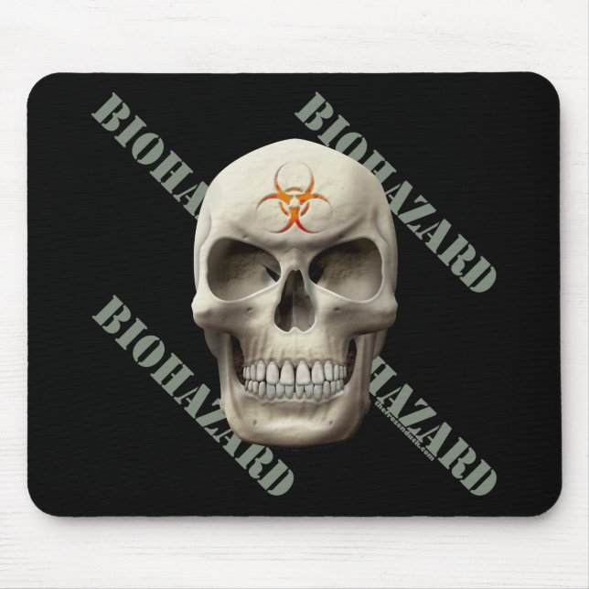 Biohazard Evil Skull Mouse Mat (Front)