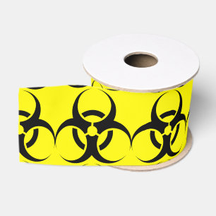 Biohazard Grosgrain Ribbon