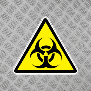 Biohazard Hazard Symbol Label