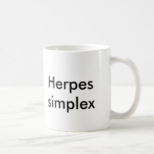 Biohazard Herpes simplex mug
