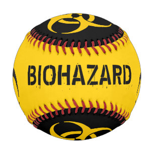 Biohazard Icon Baseball