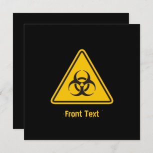 Biohazard Icon Invitation