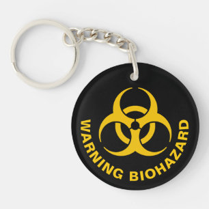 Biohazard Icon Keychain