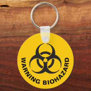 Biohazard Icon Keychain