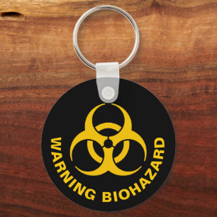 Biohazard Icon Keychain