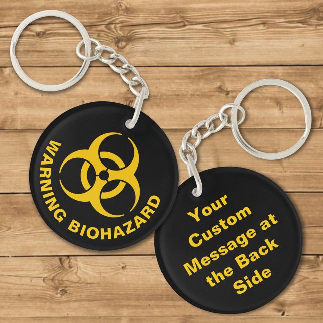 Biohazard Icon Keychain (Creator Uploaded)
