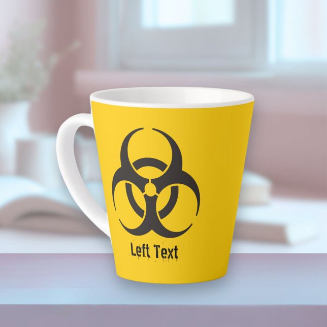 Biohazard Icon Latte Mug (Creator Uploaded)