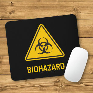 Biohazard Icon Mouse Mat