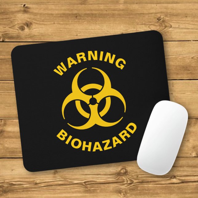 Biohazard Icon Mouse Mat (Creator Uploaded)