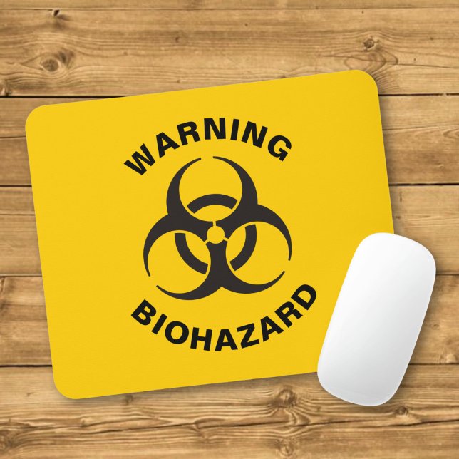 Biohazard Icon Mouse Mat (Creator Uploaded)